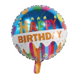 50pcs 18inch Round Foil Balloon Happy Birthday Inflatable Foil Helium Balloons Birthday Party Decoration Kids Toys Air Globos