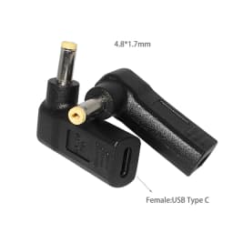 USB 3.1 Type C USB-C to DC Power Adapter PD Emulator Trigger Plug Connector Converter for Asus Hp Dell Acer Notebook Pc
