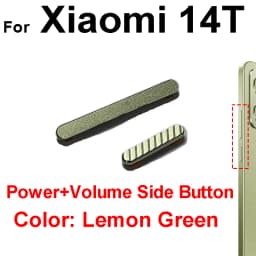 For Xiaomi 14 14T Pro Ultra On Off Power Volume Side Button Power Control Side Button Switch Replacement Repair Parts