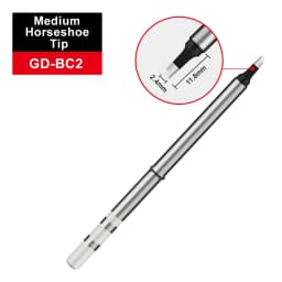GVDA GD300 Soldering Iron Tips Heated Solder Head Soldering Station Replacement Tips Soldering Iron Sting Welder Iron Tips