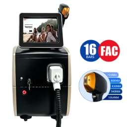 5 Wavelength Diode Laser Hair Removal Machine FAC Technology Genuine Sapphire Ice Cooling Painless Permanent Hair Remover Salon