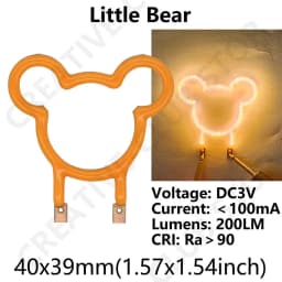 LED Flexible Filament 3V for LED Incandescent Lamp Christmas Tree Lights Party Home Party Christmas Decorations Accessories DIY