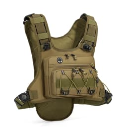 Outdoor Tactical Camouflage Battle Chest Bag Multi-Functional Water Bag Phone Integrated Vest Bag for Men And Women