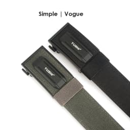 VATLTY Stylish Tactical Belt for Men Metal Automatic Buckle Tight Nylon Military Belt Stiff Work Belt Rigid Casual Girdle Male