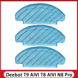 For ECOVACS Deebot T8 AIVI T9 AIVI N8 Pro AIVI N9 N10 N10 Plus Accessories Main brush, side brush, filter, dust bag,Hepa Filter