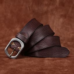 3.0CM Ladies Pure Cowhide High Quality Genuine Leather Belts for Women Needle Buckle Jeans Cowboy Waist Belt Luxury Designer
