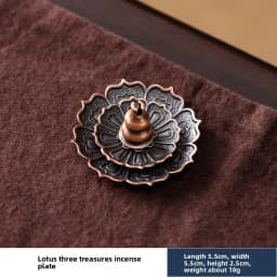 Lotus incense holder multifunctional incense holder incense gourd incense holder incense holder alloy incense holder