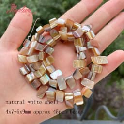 Natural Shell Coin Freefrom Stone Beads Loose DIY Strand 15 Inch For Necklace Bracelet Earring Jewelry Making