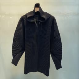 Classic Pleated Top 2026 New Loose Large Size Men Women with The Same Long-sleeved Long Hooded Sweater Casual Fold Jacket