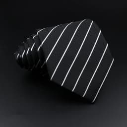 Men's Jacquard Classic Striped Tie 8cm Polyester Male Necktie For Business Wedding Party Suit Shirt Daily Wear Accessory Gift