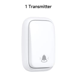 Wireless Doorbell 38-Chime 90db Self-Generating Power Waterproof Remote Modern Design Kinetic Energy Door Bell EU US UK Plug