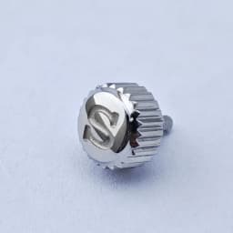 High Quality Replacement Crown With Engraved 'S' Logo, Suitable for Movement NH35NH36, Including Crown Tube Shaft