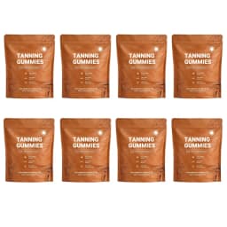 Tanning Gummies for Women, Sunless Bronzing Glow Support, Vegan Sugar-Free, Non-GMO, Astaxanthin & Lycopene, 60 Count
