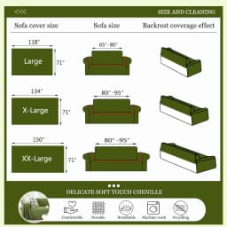 Sofa Covers Herringbone Jacquard Modern Minimalism Couch Cover Wear Resistant Couch Cover, Washable Pet Sofa Slipcovers for Dogs