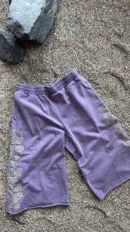 Y2K Retro Drawstring Shorts Print Reflective Distressed Bermuda Shorts American Casual Streetwear Unisex Baggy Sweatpants