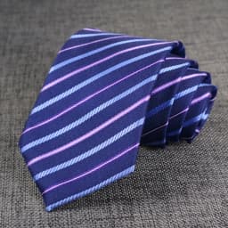 New Men's Tie Classic Stripes Striped 8cm Jacquard Necktie Accessories Daily Wear Cravat Wedding Business Party Gift