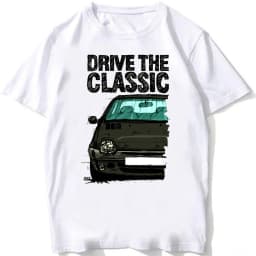 2026 New Drive A Legend Twingo Late Halogen Model Sport Car T-Shirt Boy White Tees Man's Clothing Summer Casual T Shirt