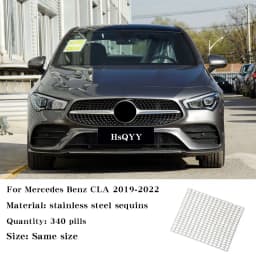 For Mercedes Benz A GLA CLA Class W177 W176 H247 C117 C118 Car Air Intake Grille Decoration Sequin Starry Sky Net Trim Sequins