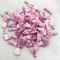 100/50Pcs 20mm Mini Metal Hanging Ring Tassel Trim Pendant DIY Craft Jewelry Handmade Earrings Decor Materials Fringe Trim