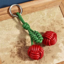 New Fashion Woven Cherry Personalized Bag Accessories Delicate Cute Woven Ball Bag Decoration Women's Bag Pendant Holiday Gifts