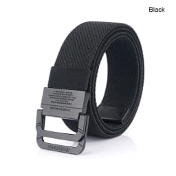 Canvas Belt For Men Simple Alloy Button Nylon Mens Tactical Belt Outdoor Hunting Multifunctional Casual Military Belt 3.8cm Wide