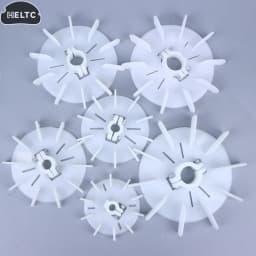 1PC Plastic Motor Fan Blade Adjustable Motor Cooling Fan Impeller Motor Fan Vane High Temperature For Hydraulic Motor Accessorie