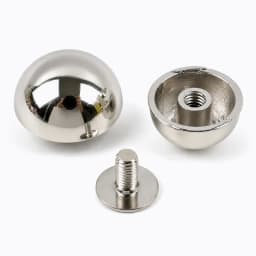20Pcs Deepeel 8-20mm Metal Round Button Rivets for Handbag Clothing Decoration Screw Back Studs Fastener Leather Craft Parts Set