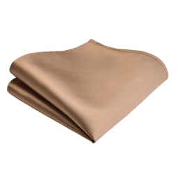 Ricnais Classic Silk Waterproof Handkerchiefs Solid 25cm*25cm Hanky Green Red Gold Pocket Square For Man Wedding Business Party
