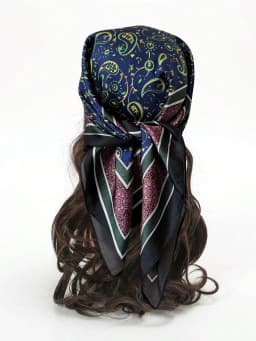 Luxury Print Imitation Silk Square Scarf Women Spring Neck Tie Shawl Wraps Female Hair Hand Wrist Headkerchief Hijab Bandana
