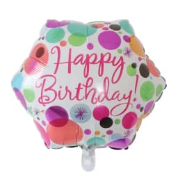 50pcs 18inch Round Foil Balloon Happy Birthday Inflatable Foil Helium Balloons Birthday Party Decoration Kids Toys Air Globos