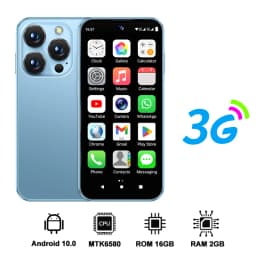 SERVO 19E MAX Mini Portable Smartphone Android 3G 3.88" Display Dual SIM 16GB ROM Face Unlock GPS WiFi Play Store Mobile Phone