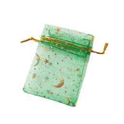 50Pcs Organza Bag Jewelry Packaging Gift Candy Wedding Party Goodie Packing Favors Pouches Drawable Bags Present Sweets Pouches
