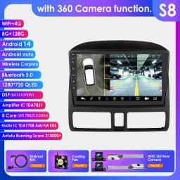 Car Intelligent Systems Carplay Android Auto Radio for Honda CR-V 2 CRV 2001-2006 AutoRadio Car Multimedia Player GPS Stereo DSP