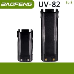 Baofeng UV-82 Li-ion Battery USB-C Type-C Charger 2800/3800mAh BL-8 Original For UV-8D UV-82HP UV-8D UV-82WX UV89 Two Way Radio