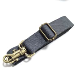 38cm Wide Polyester Cotton Bookbag Strap Military Green Canvas Single Shoulder Slant Cross Strap Bronze Hardware Accessory