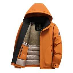 High Quality Windproof Parkas Men Autumn Winter Business Casual Parkas Thick Detachable Hood Sport Versatile Coat Outdoor Parkas