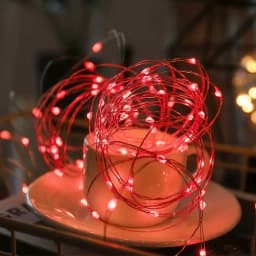 LED Lights String Copper Silver Wire Garland Bedroom Home Thanksgiving Festoon Party Holiday Lights Decoration