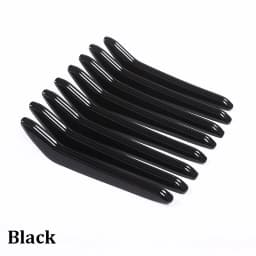 For 2016-2021 Maserati Levante ABS Carbon Fiber Car Styling Front Grille Trim Strip Car Exterior Trim Accessories 8-Piece Set