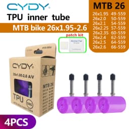CYDY TPU MTB Bike Inner Tube Camera 29 26 27.5 29x1.95-2.6 Inch Mountain Bicycle Tire Schrader Valve AV Pneu 29er Cycling Tube
