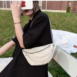 Multi-layer Metal Bag Chain DIY Handles Heart Star Pendant Shoulder Bag Chain DIY Jewelry Accessory With Lobster Buckle Pendant