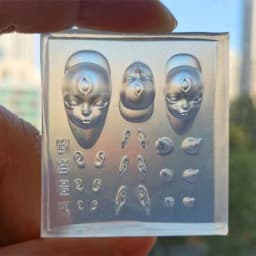 Elf Art Molds Elf Ear Silicone Stamps Devil Horns DIY Art Mould F0S4