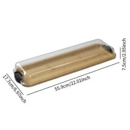 Multipurpose Portable Charcuterie Board with Lid Clear Lid Household Cheese Cutting Board for Snacks Charcuterie Picnic Bread