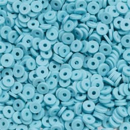 350Pcs/Lot 6mm Flat Round Polymer Clay Beads Loose Spacer Beads for Jewelry Making DIY Needlework Bracelet Necklace Earrings