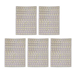 5Pcs 3mm Letters Chunky Glitter Epoxy Resin Decorative Stickers Engkish Letters Numbers UV Epoxy Resin Fillings