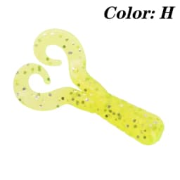 20 Pcs Silicone Worm Soft Lure Jig Wobblers 4cm 0.7g Attractive Shrimp Odor Salt Artificial Baits Fishing Tackle Pike Bass Carp