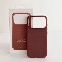 For iPhone 18 17 16 15 Pro Max Plus Air Tech Woven Magnetic Case For MagSafe Shockproof Soft Edge Raised Camera Protection