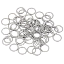 50pcs 8mm 10mm Colorful Single Loop Ring Metal Closed End Single Ring For Diy Jewelry Making Connectors Accessories Supplies
