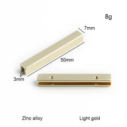 38/50/90/100MM Metal Corner Screws Edges Protector Buckles For DIY Bags Purse Shoulder Strap End Stopper Clasp Clip Accessories