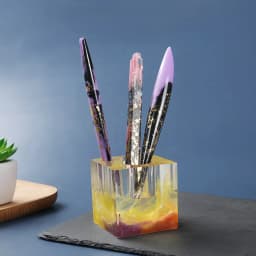 Ballpoint Pen Holder Silicone Molds Pen Epoxy Resin Mold for DIY Epoxy Resin Crafts Casting Mold Jewelry Making Tools