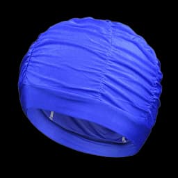 New Solid Color Long Hair Women Men Swim Pool Seaside Water Sports Elastic Pleated Nylon Fabric Bathing Swimming Caps Hat Turban